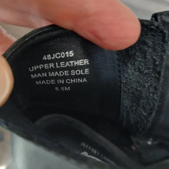 New Jeffrey Campbell Palermo x Free People black leather boots. Size 8.5 - Picture 9 of 9